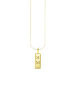 Graveerbare gouden staafhanger 