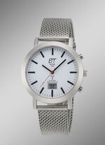 Radiogestuurd partnerhorloge met zonne-energie 