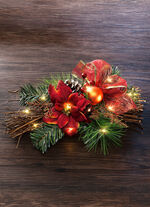 Verlichte tafelopstelling, werkt op batterijen 