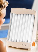 Gezichtsolarium voor een aangename bruine kleur 