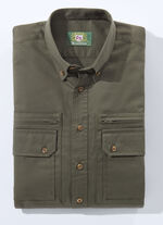Overhemd "OS-Trachten" met button-downkraag in 3 kleuren DONKERGROEN