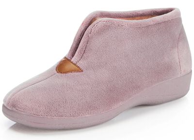 Laurina pantoffels van fluweelachtig textielmateriaal 