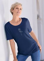 Shirt met strass-versiering MARINE