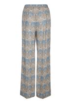 Broek met harmonieuze kleurenprint 