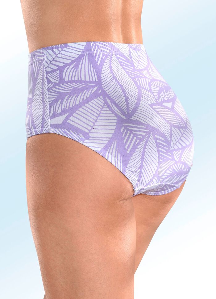 Set van vijf slips met elastische tailleband 