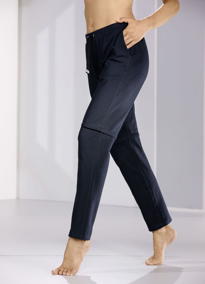 Slaap- en vrijetijdsbroek met afritsbare broekspijpen 