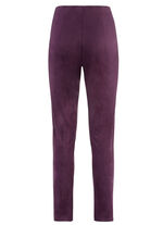 Broek in suèdelook BORDEAUX
