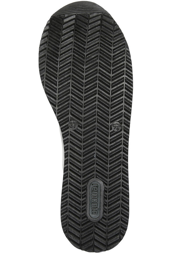 Remonte sneakers met effectieve vetersluiting ZWART