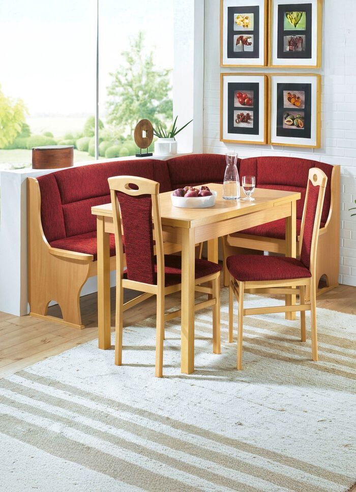 Elegante hoekbankgroep, 4 stuks 