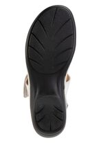 ELENA EDEN, chique damessandalen, breedte H, met uitneembaar voetbed ECRU