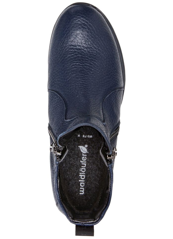 Waldl&auml;ufer, comfortabele dames enkellaarsjes, breedte H, gemaakt van hertenleer 