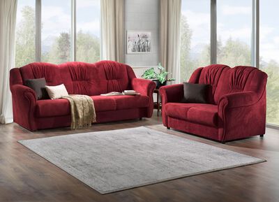 Gestoffeerd meubel met een veerkern die overal in de kamer geplaatst kan worden 