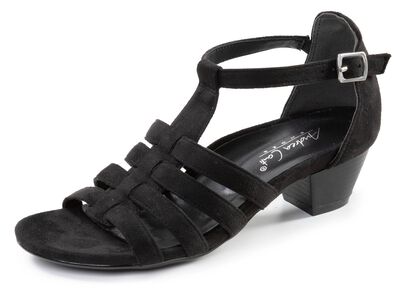 Andrea Conti, modieuze damessandalen, breedte G, met elastische band 