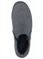 ELENA EDEN laarsje gemaakt van nubuckleer GRIJS