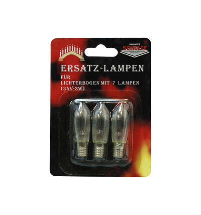 Vervangingslampen set van 3 