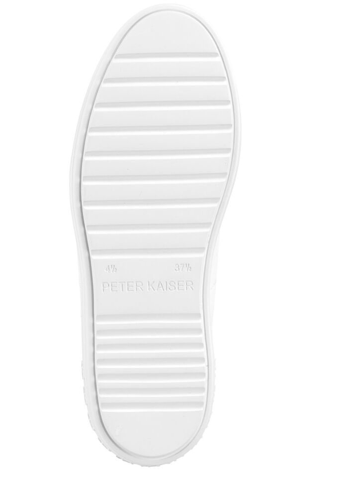 Peter Kaiser vetersneakers van nappaleer WIT