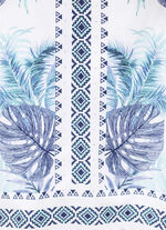 Shirt met zilverkleurige sierplaten 