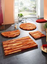 Badmattenset met antislip-onderkant AARDE