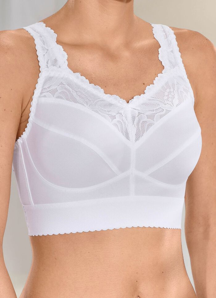 Bh met elastisch kant aan de voorzijde 