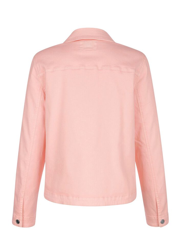 Denim jack met stijlvolle naden 