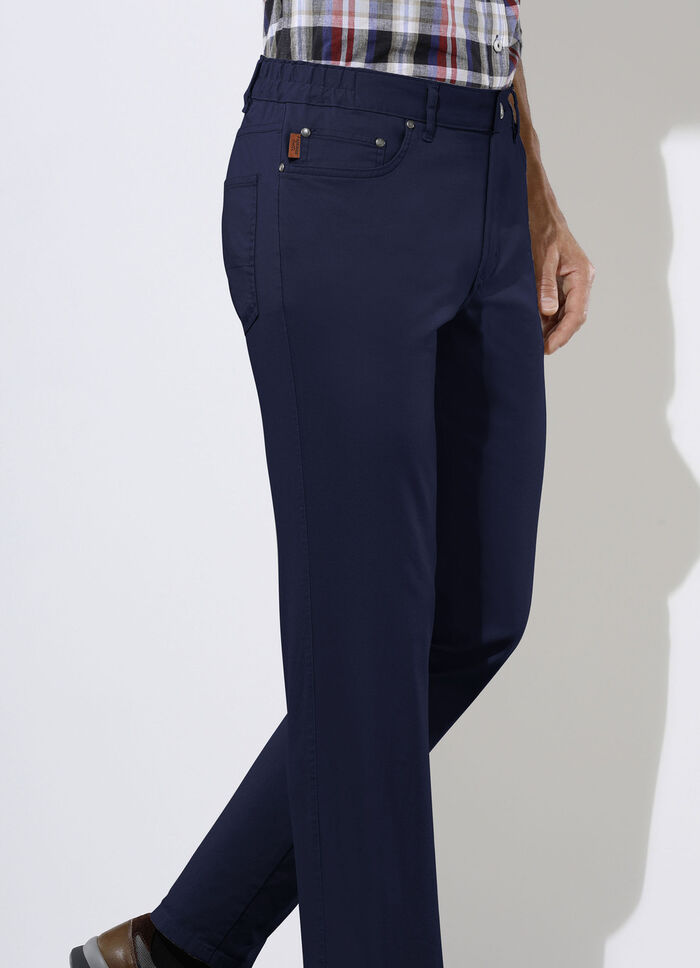 'Francesco Botti' broek, in 4 kleuren MARINE