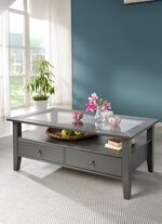 Salontafel van massief grenenhout 