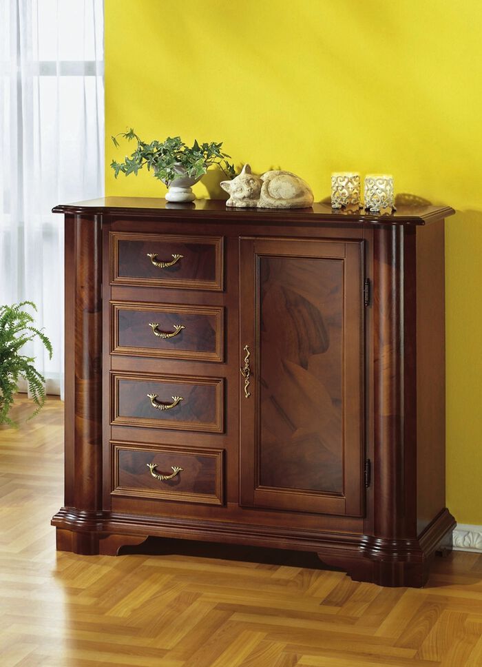 Ladekastserie met echt wortelhoutfineer 