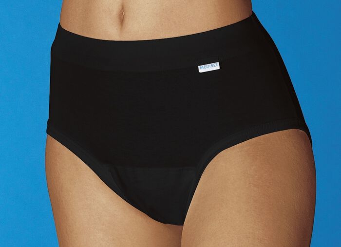 Incontinentie-slip voor dames ZWART