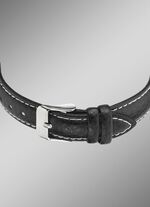 Modieus, sportief dames leren polshorloge 