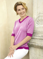 trui met decoratief patroon BES-ECRU