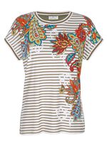 Shirt met patroonmixmotief 