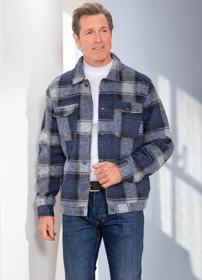 Overhemdjasje met knoopsluiting 