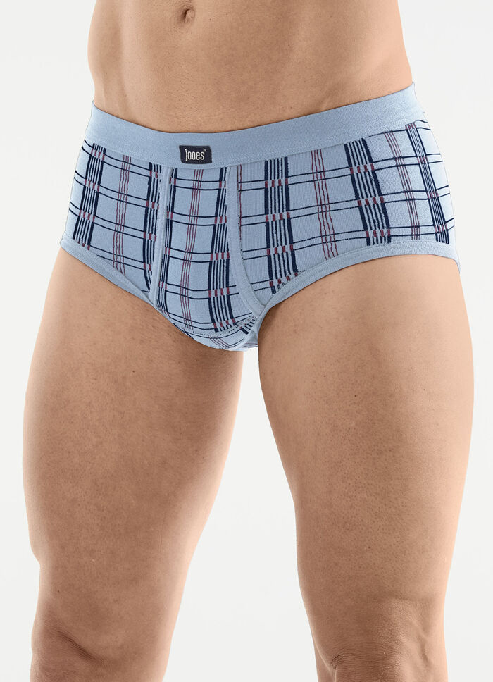 Verpakking met vijf fijne ribslips 