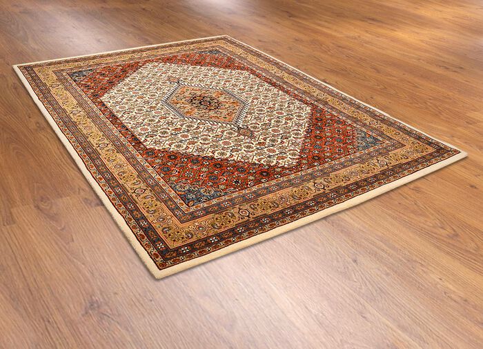 Handgetufte bruggen en tapijten van 100% scheerwol 