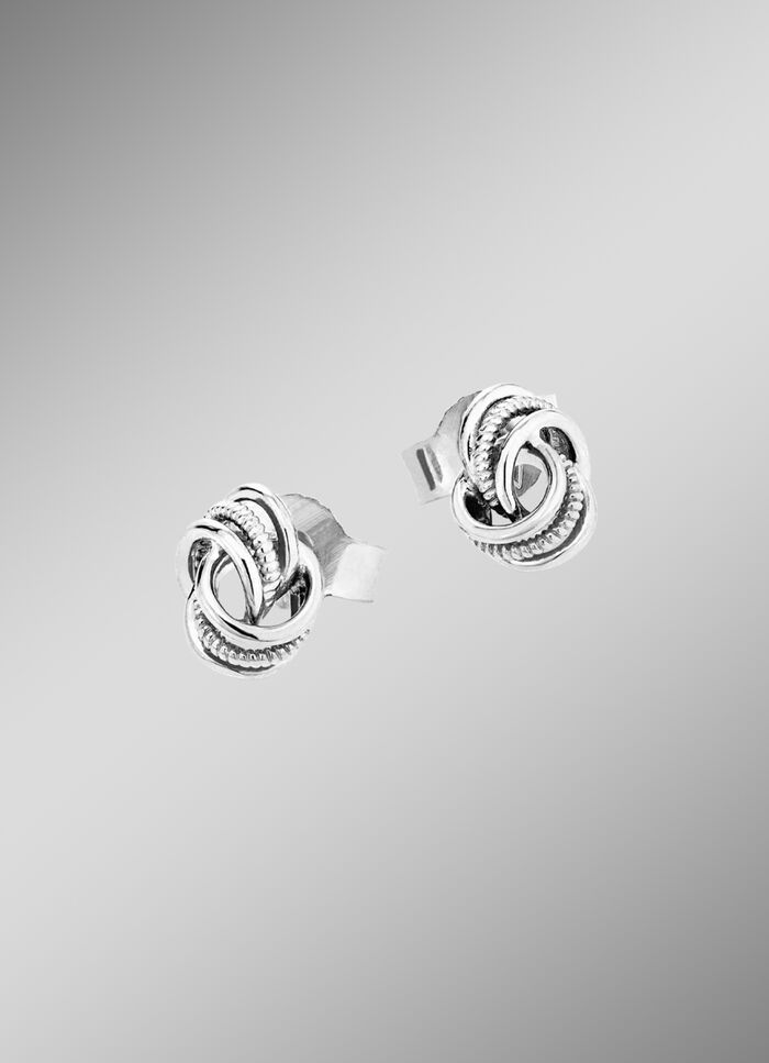 Klassieke knoop oorbellen 