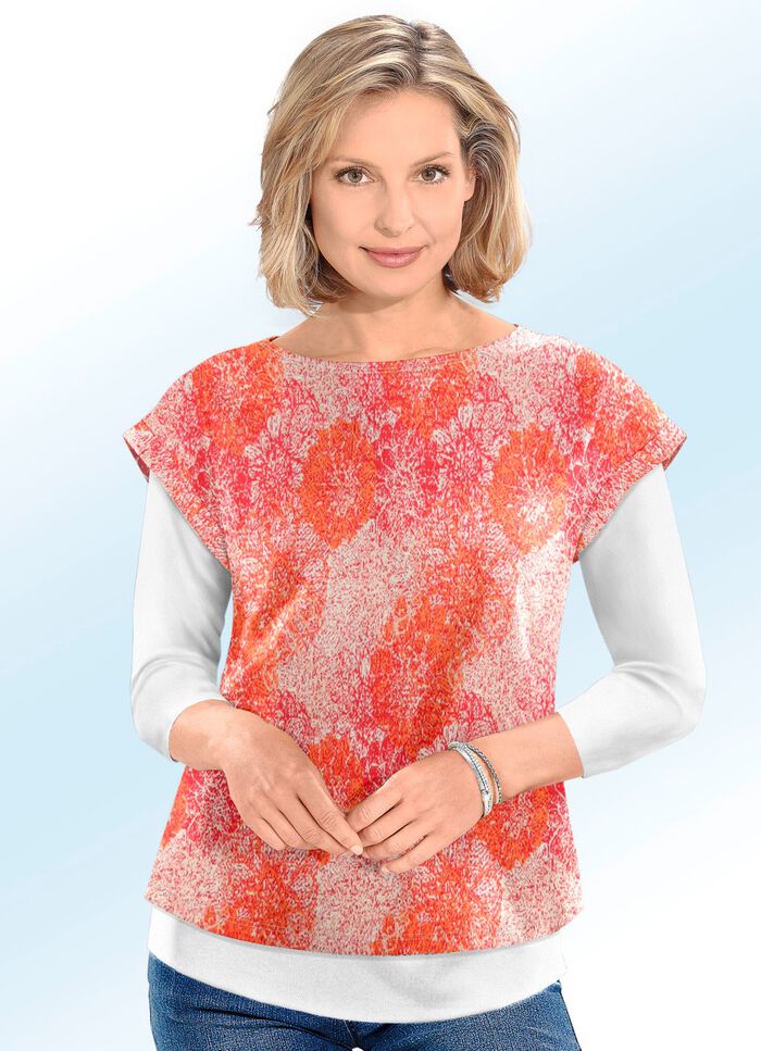 trui in jacquardmotief 