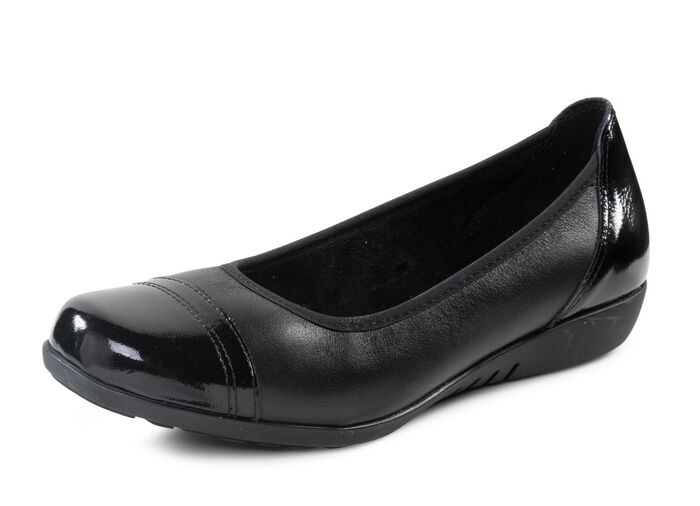 ELENA EDEN, klassieke damesballerina's, breedte G, met uitneembaar voetbed 