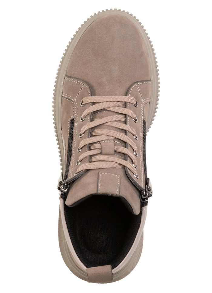 ELENA EDEN veterlaarsje van zacht nubuckleer 