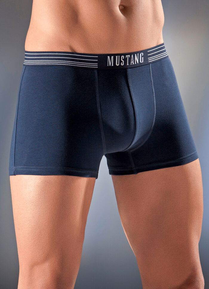 Mustang set van drie boxershorts, uni 