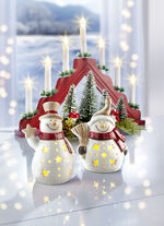 Verlichte sneeuwmannen, set van 2 