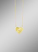 Met diamanten bezette ketting 