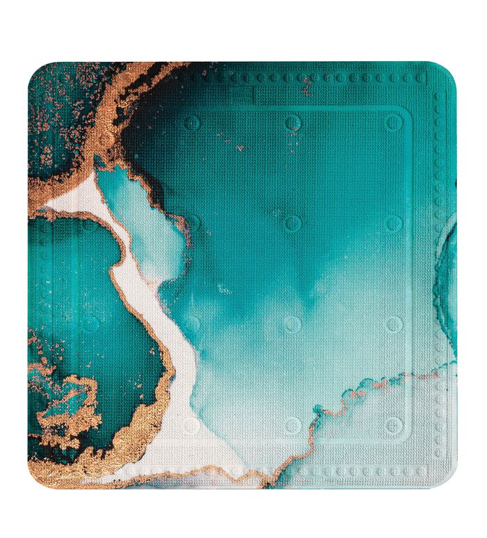 Veiligheidsinleg met marmerpatroon 