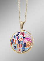 Hanger met moza&iuml;ekpatroon en ankerketting 