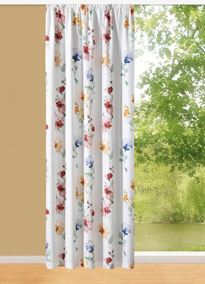 Overgordijn met universele railtape 