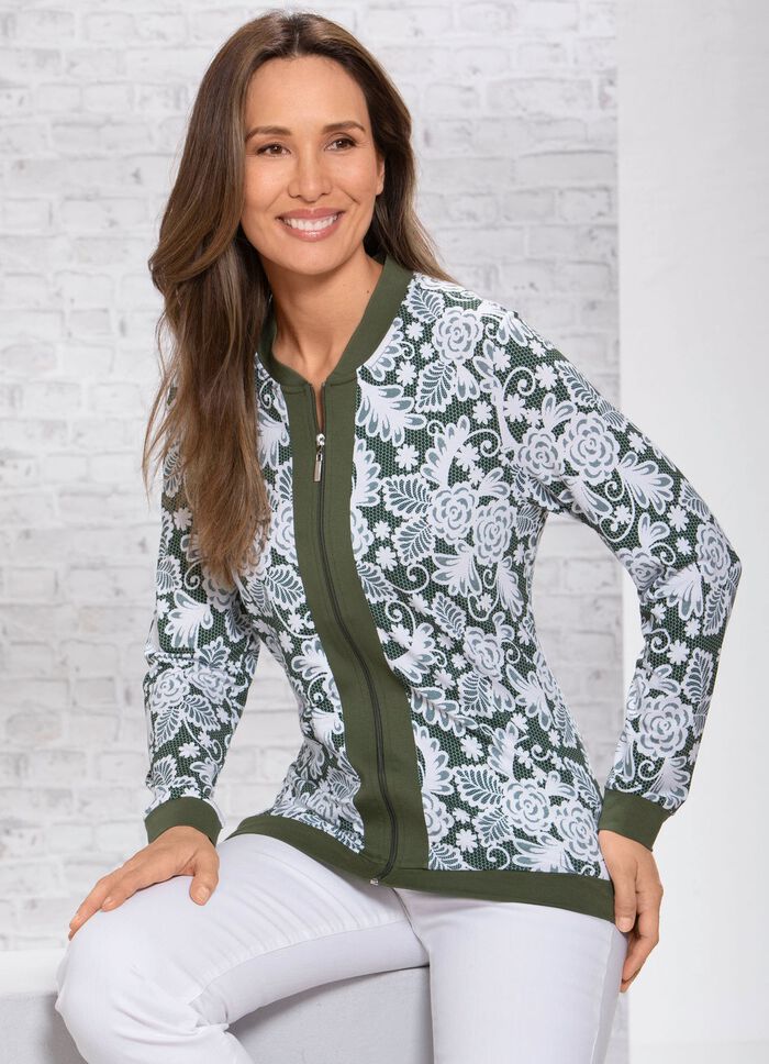 Blousejasje in kant-look 