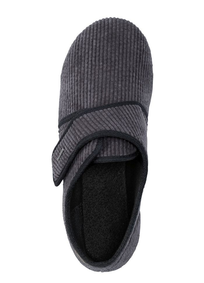 Klassieke herenslippers, met klittenbandsluiting 