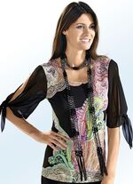 Gordijndecoratie, gehaakt 