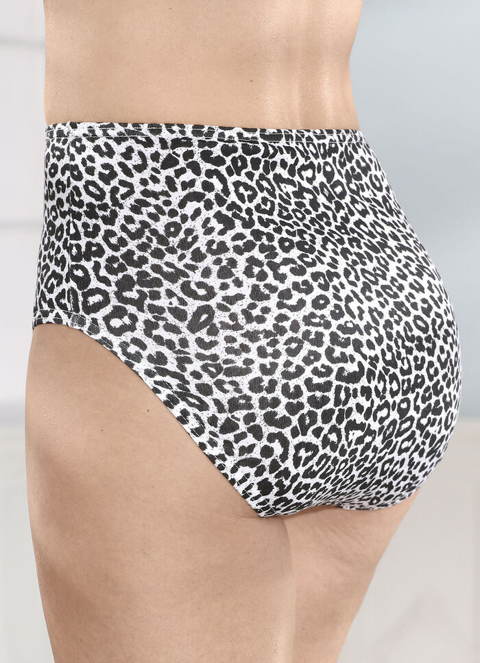 Set van zes slips met elastische tailleband 