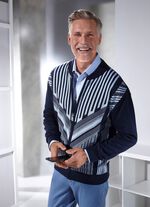 Jas met doorlopende ritssluiting 