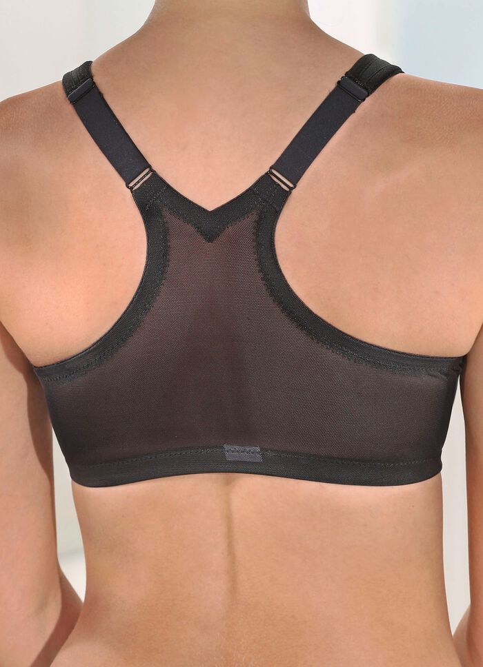 Glamourise ondersteunende bh met praktische sluiting aan de voorkant 